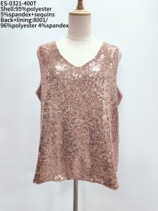 Women’s sequins tank