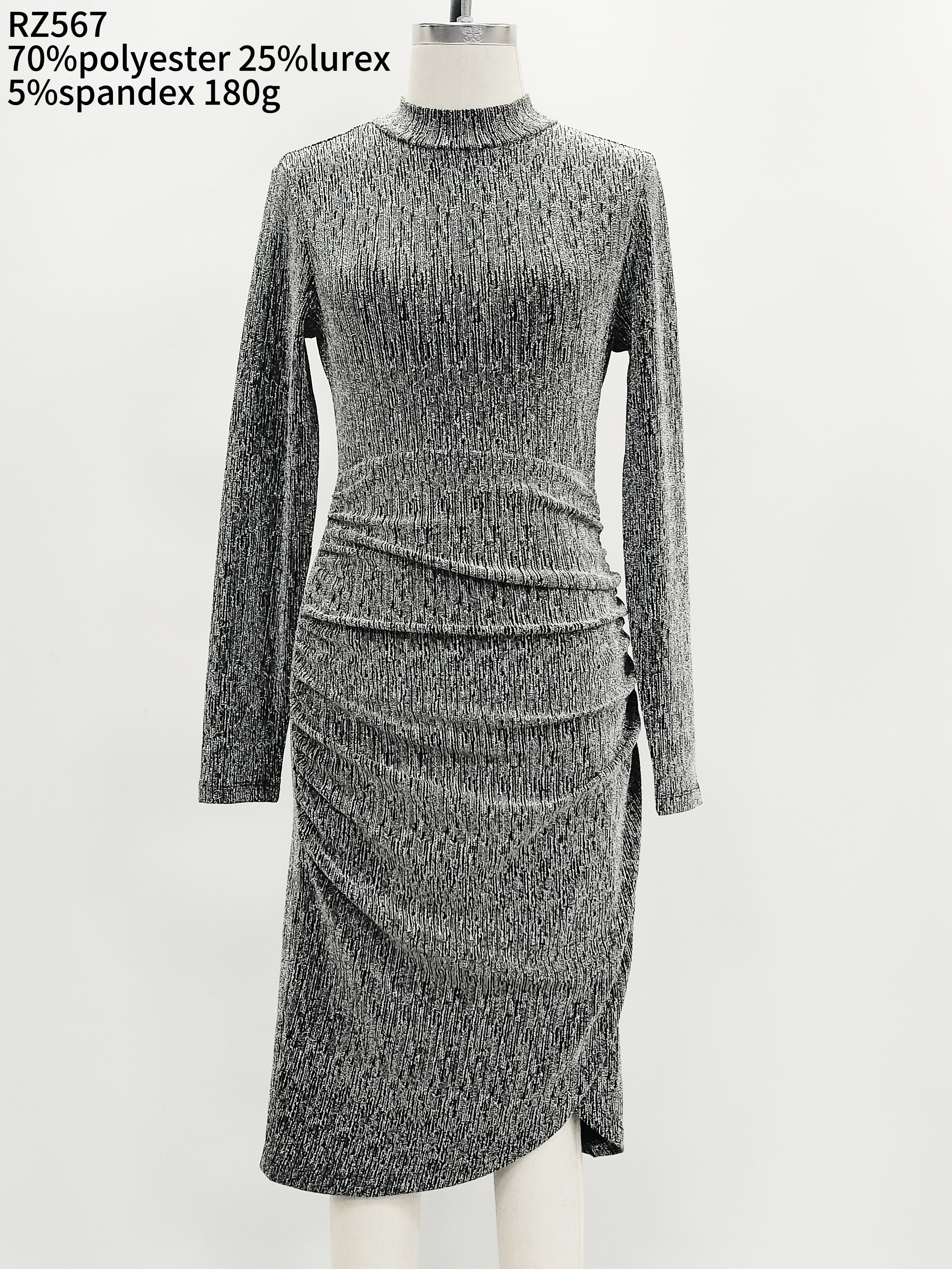 Lady’s lurex long dress