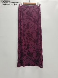 Lady’s burn out velvet dress