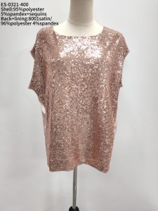 Women’s sequins T-shirt