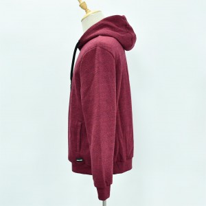 Men’s Sherpa With Quilted Full Zipper Coat