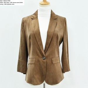 Women’s Woven Cupro Suit Jacket