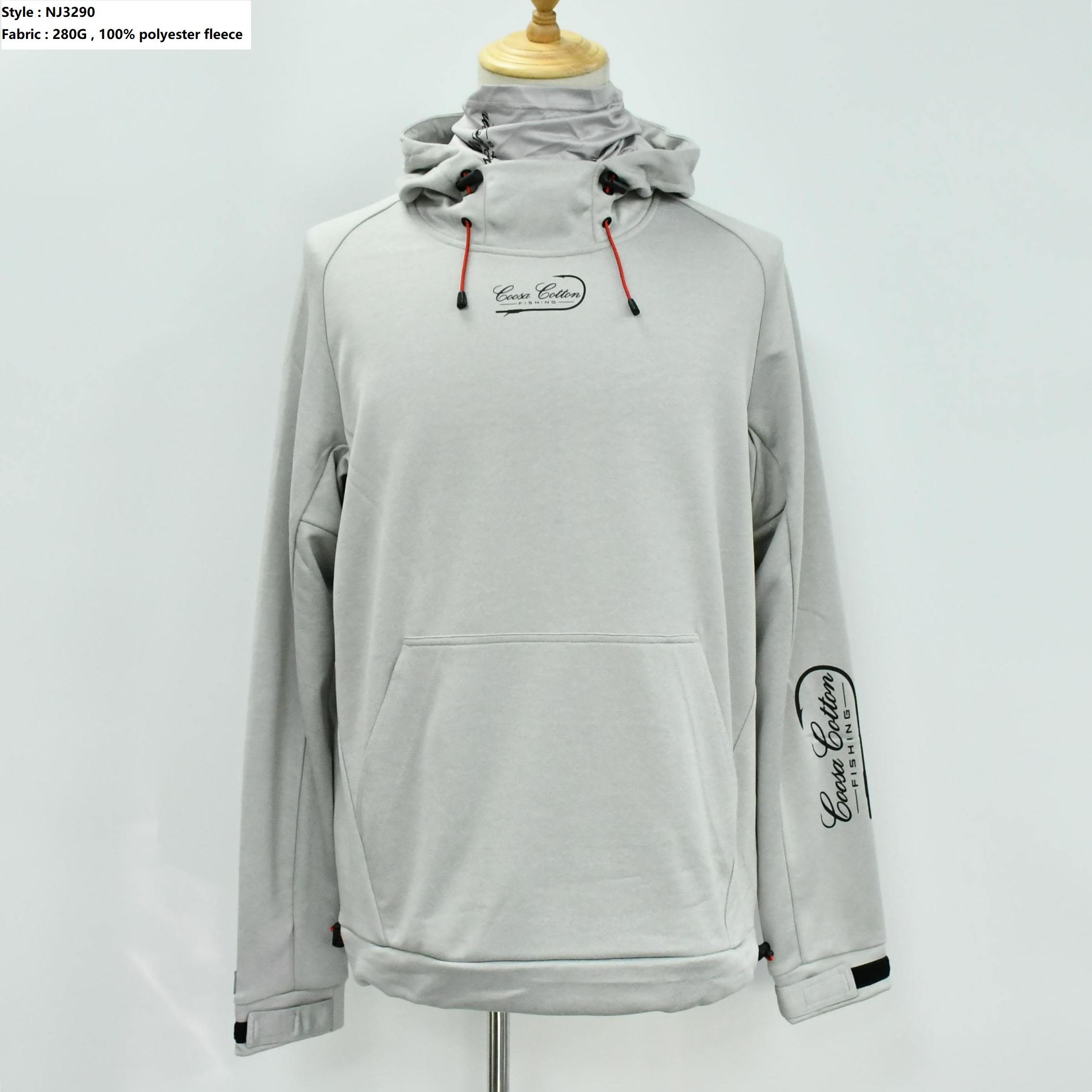 Men’s Eyelets Fleece Hoodie