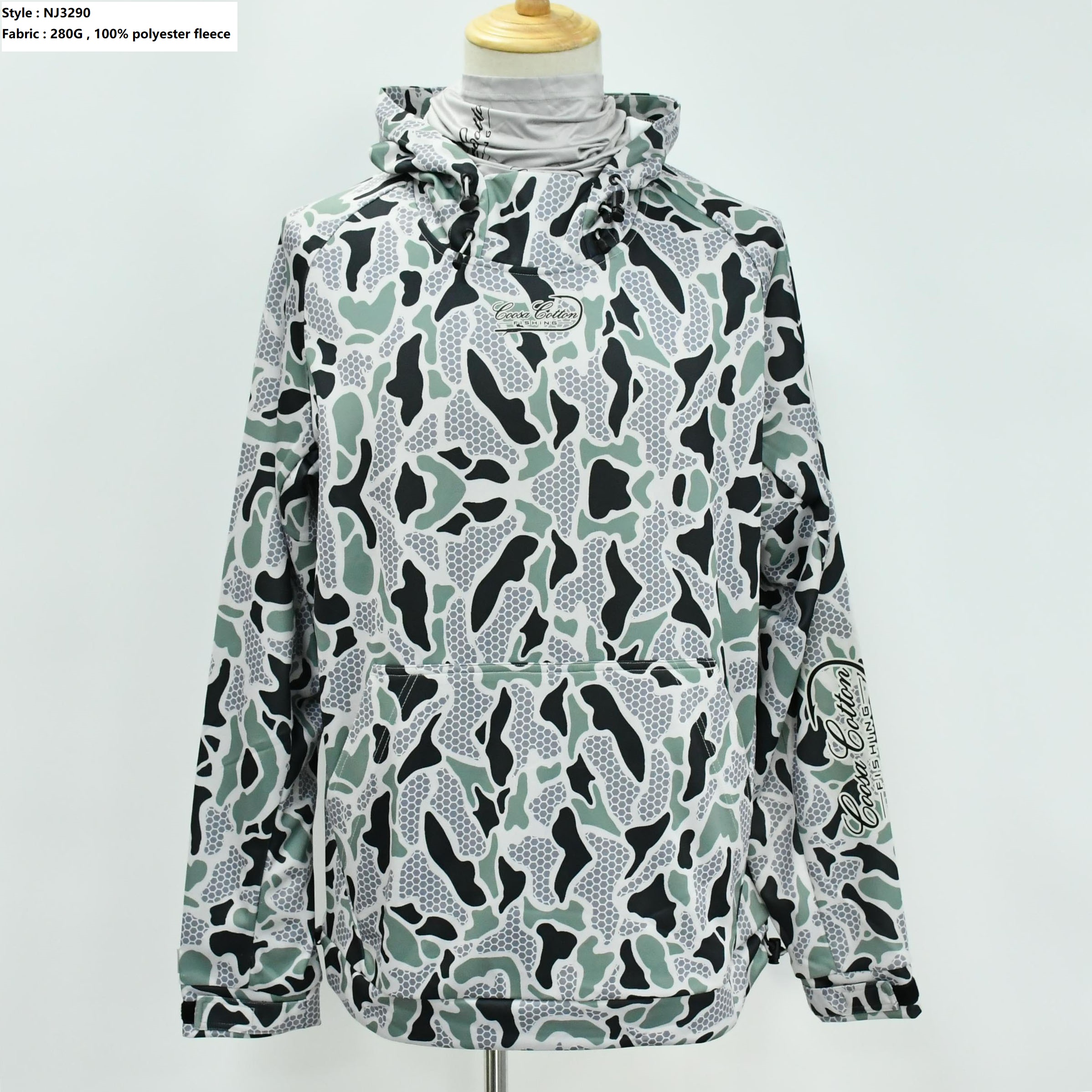 Men’s Eyelets Fleece Hoodie
