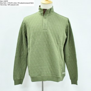Men’s Quilted Snap Pullover