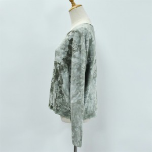 Women’s Laser Tie Dye Swearshirt Pullover